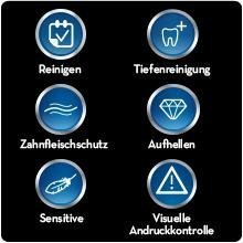 Programme der Oral-B 6000 oral-b pro 6000 mit Reiseetui im Test und Vergleich - professional care Zahnbürste
