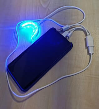 Whitesensation Phone Bleaching - LED Lampen test