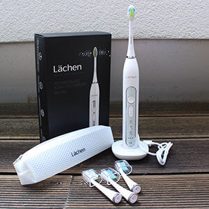 Lächen Zahnbürste Test - Schallzahnbürste - elektrische Zahnbürste