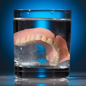 Zahnprothesen reinigen - Zahnersatz richtig sauber machen